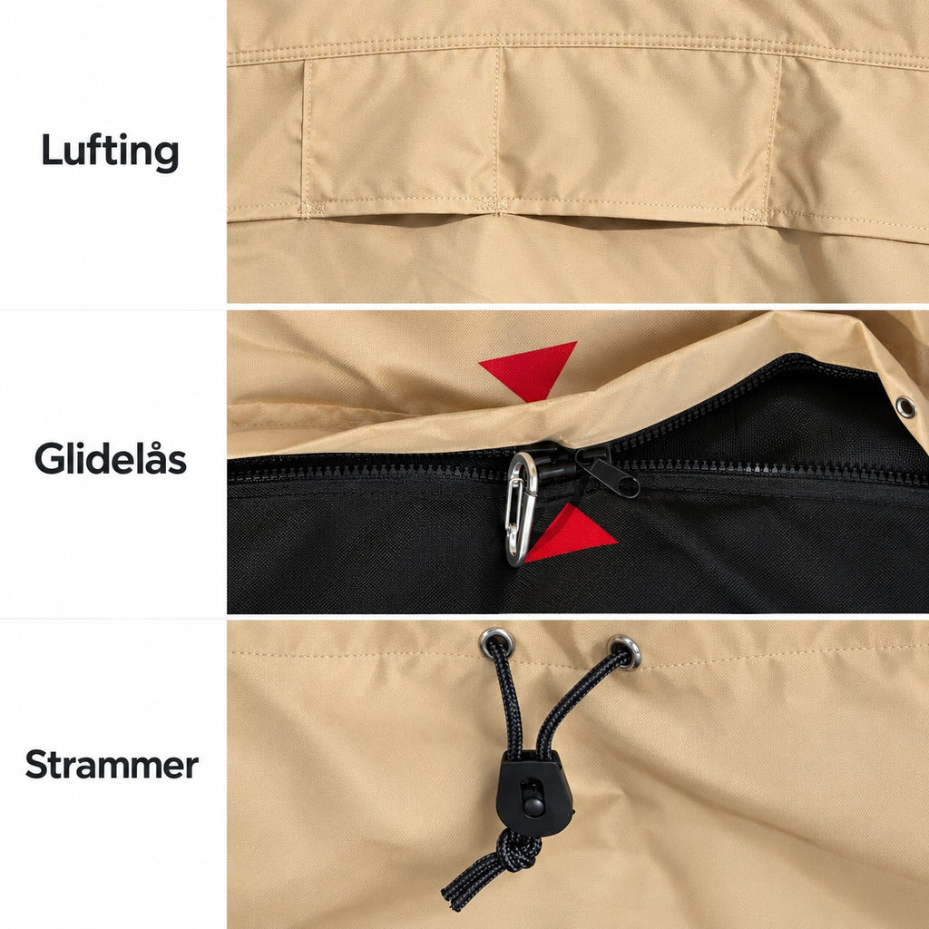Coverly Large – hagemøbeltrekk 300 × 200 × 100 cm
