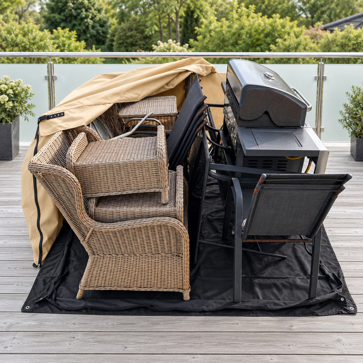 Coverly Large – hagemøbeltrekk 300 × 200 × 100 cm